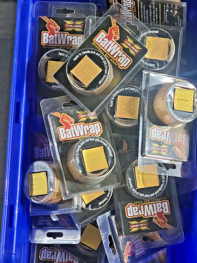 3 pack MPOWERED BASEBALL BAT WRAP COOL SOLID GOLD 1.1mm HIGH QUALITY