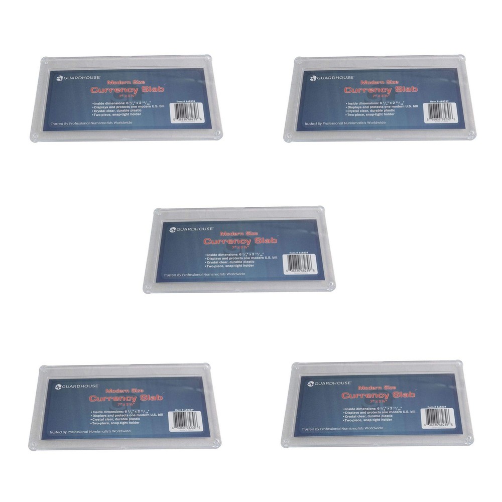 Modern Currency Snaplock Holder Five Pack