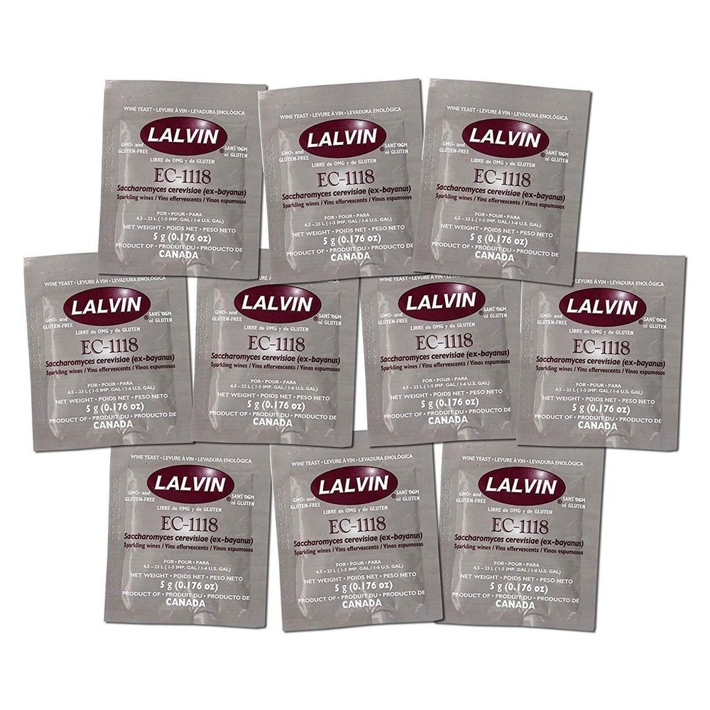 Lalvin EC-1118 Wine Yeast - Packets or Brick