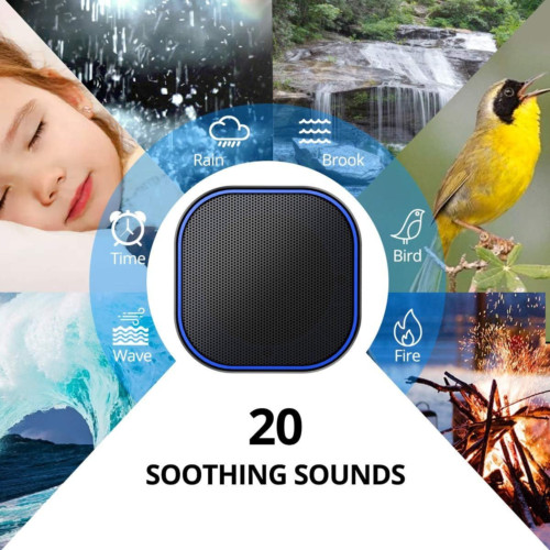 White Noise Machine 20 Soothing Sounds Memory Function Adjustable Volume Sle