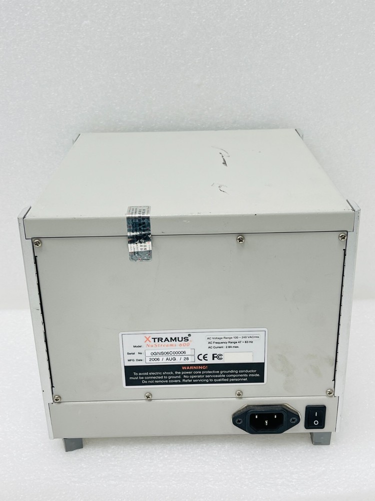 Xtramus NuStreams-600 Test System With Modules & Power Cord / USED - FREE SHIPP
