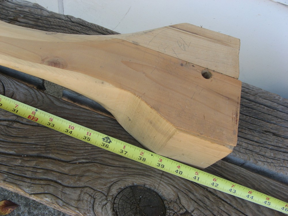 WOOD AIRPLANE PROPELLER MASTER PATTERN-one blade for 6ft -Prototype Forming Jig