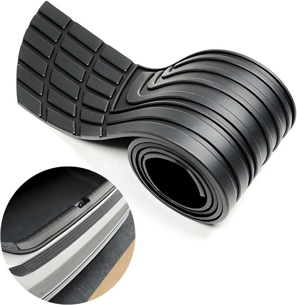 For Ford Accessories Car Rubber Rear Bumper Trunk Guard Anti-Scratch Protector