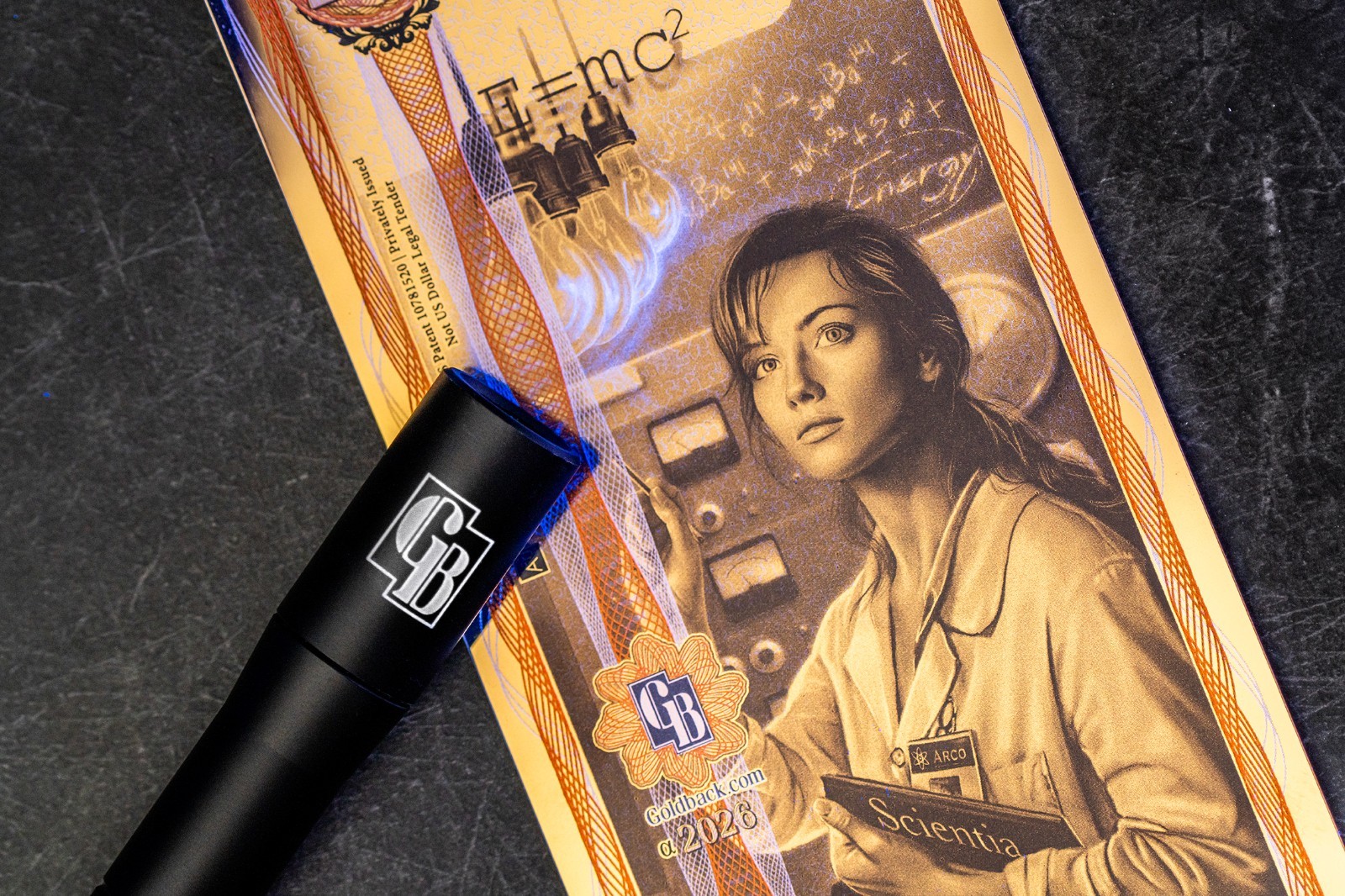 2026 - 25 IDAHO Goldback Aurum Gold Foil Note 1/40 oz 24kt .999 Fine PRESALE