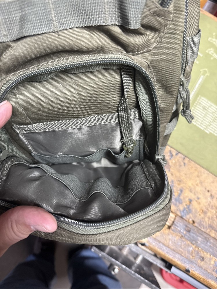 EDC Concealed Carry Sling Bag With Hook and Loop & Universal Adjustable Holster