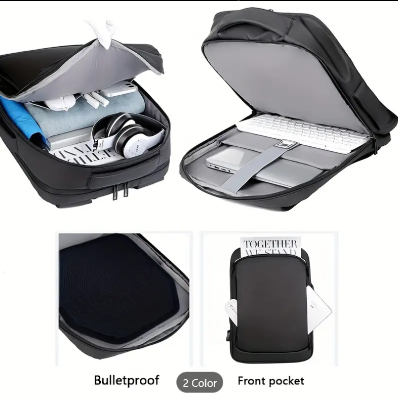 45m Bulletproof Backpack - Lightweight with 10x16 panel Insert - NIJ LEVEL IIIa