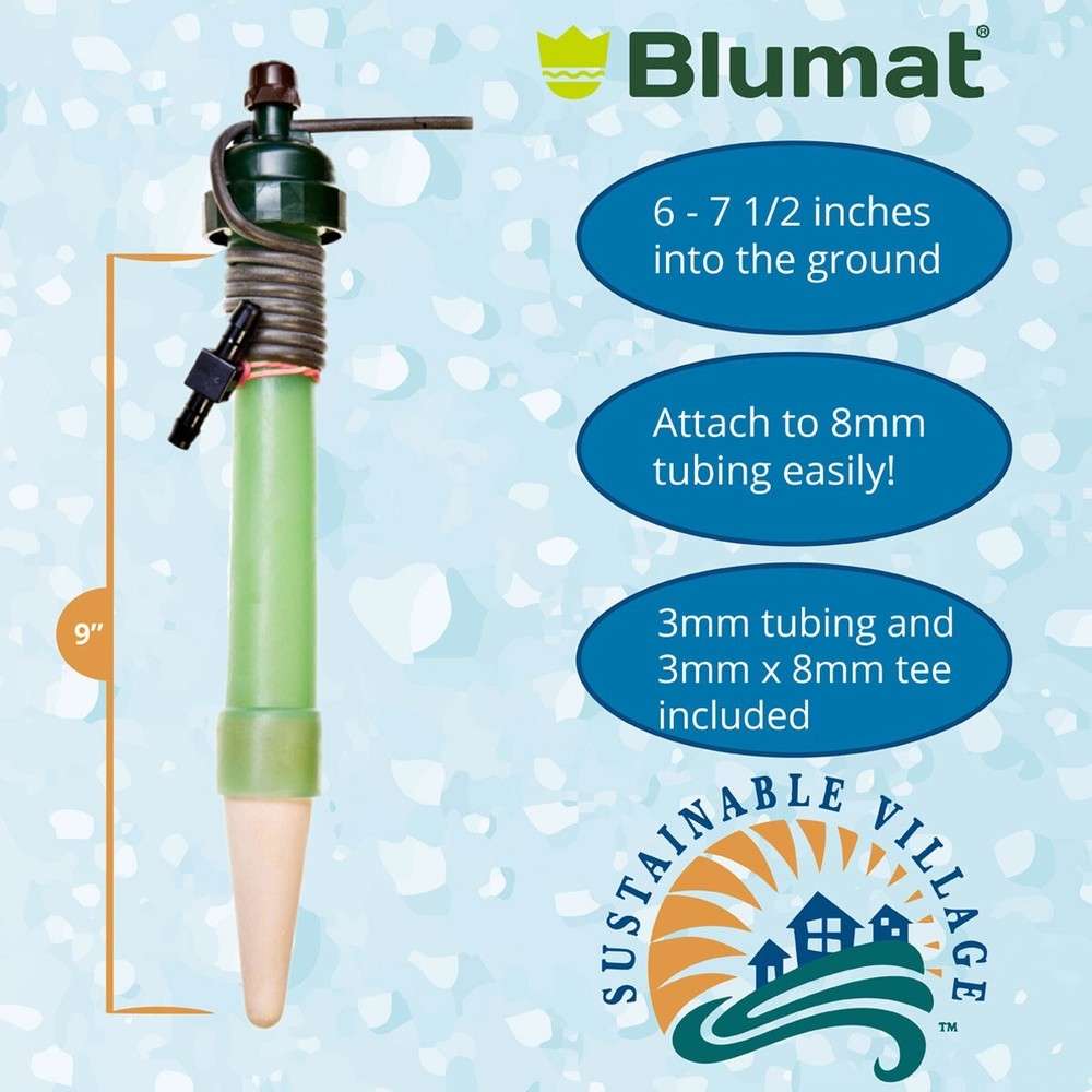 Blumat Maxi 9" Stake Sensor - Automatic Watering Drip Irrigation Garden System