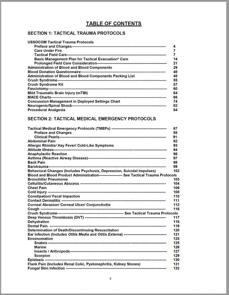 253 Page TCCC SOF Special Forces Medic ADVANCED TACTICAL PARAMEDIC Manual on CD