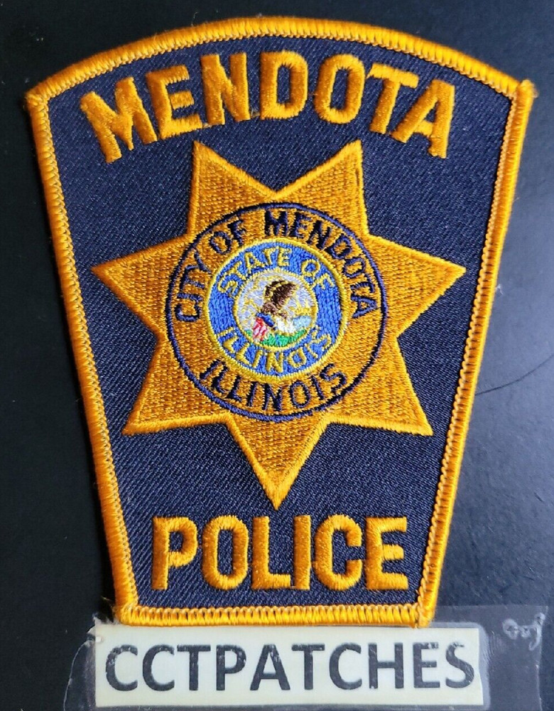 MENDOTA, ILLINOIS POLICE SHOULDER PATCH IL