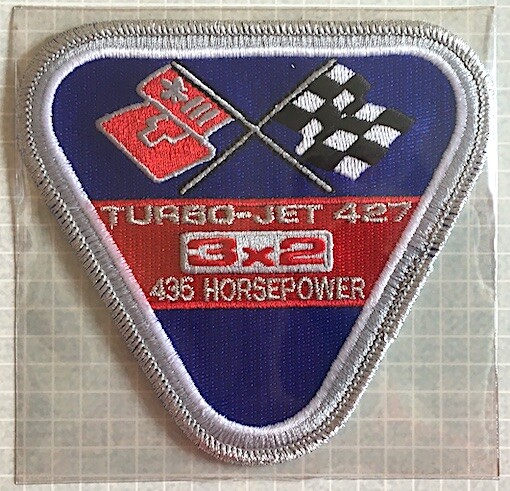 1967 CORVETTE STING RAY 427 TURBO ~ Willabee & Ward PATCH COLLECTION Patch Only