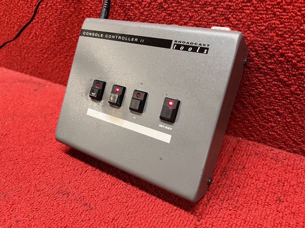 Used Gray Broadcast Tools Console Controller II Tested Works Good Condition