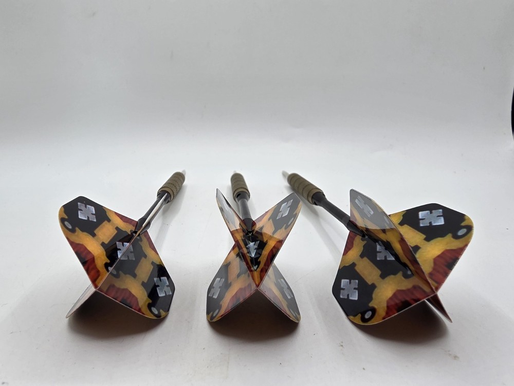Vintage Brass Dart Set with Flights - 18g