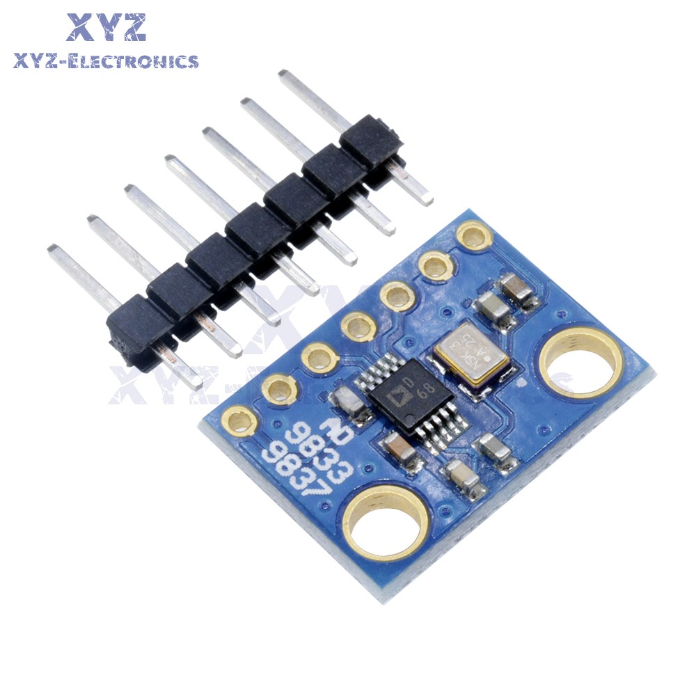 1-10PC AD9833 DDS Signal Generator Programmable Microprocessors Sine Square Wave