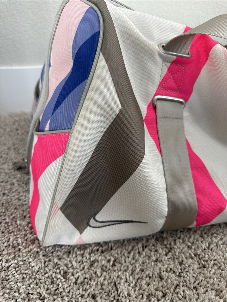 Nike Duffle Bag Diamond Purple Pattern Large Overnight Bag