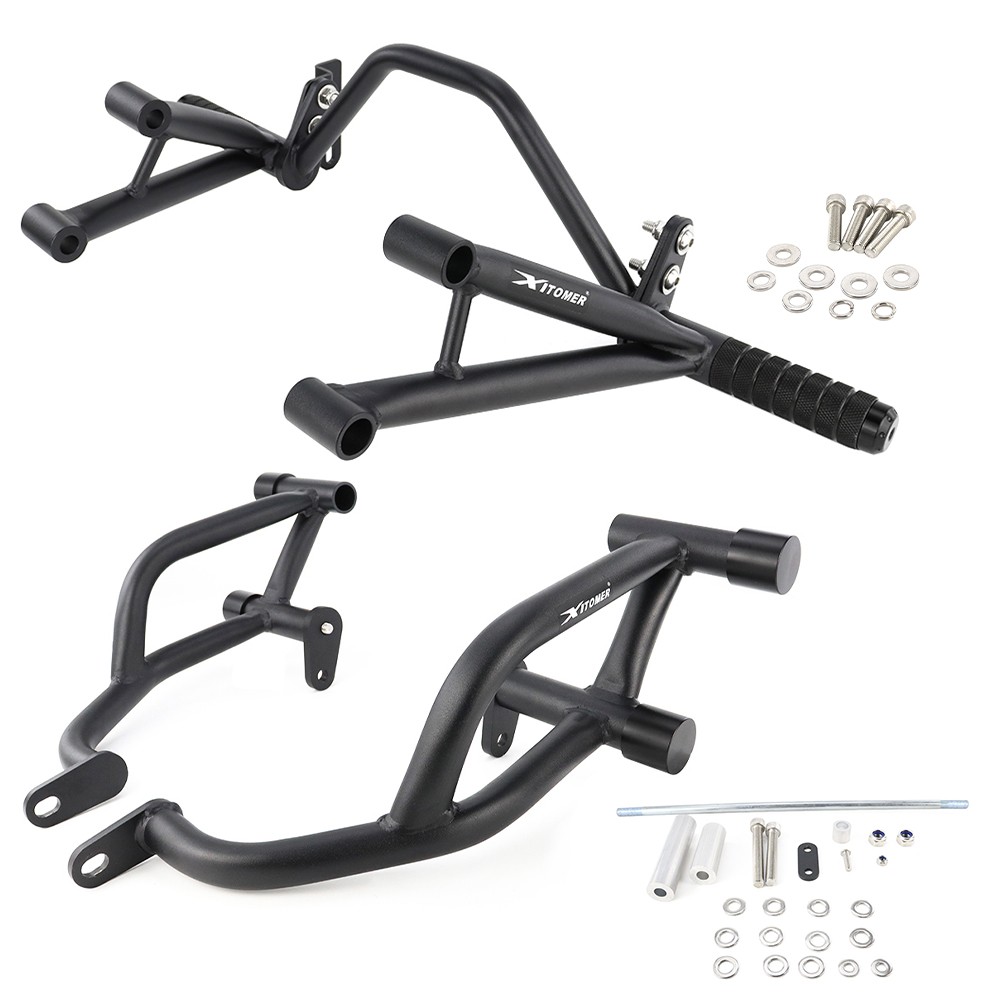 Front Crash Cage Peg Support Stunt Fit For Kawasaki NINJA ZX-6R ZX636 2009-2025