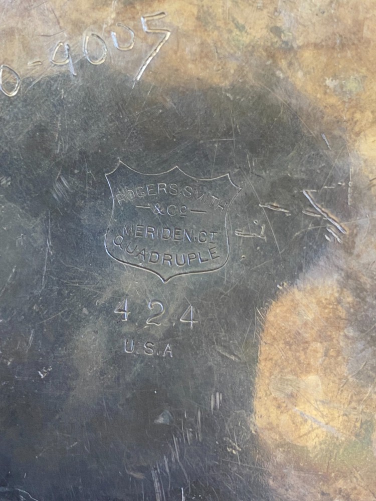 Silver plate Rogers Smith & Co pitcher