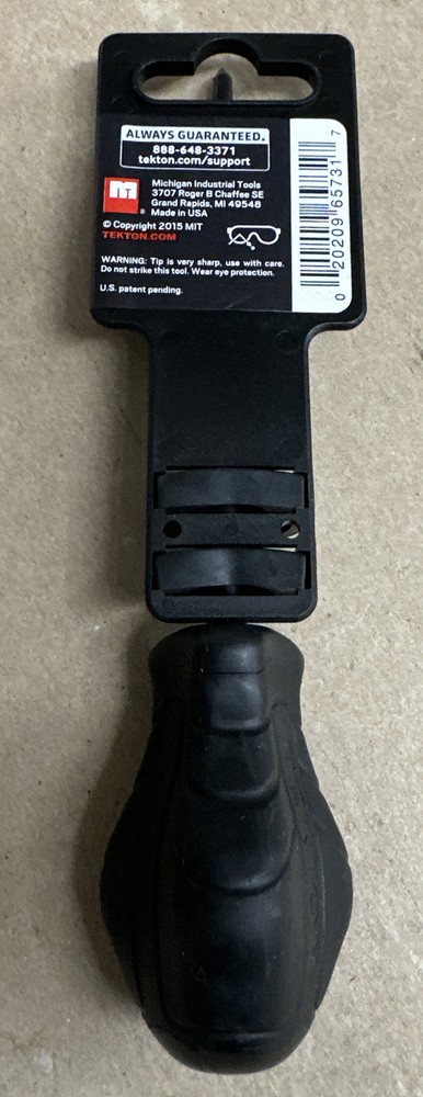 Tekton Scratch Awl, Rubber Handle, Model 65731