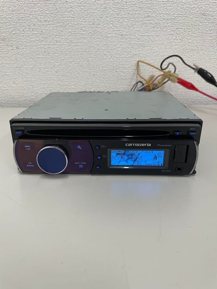 PIONEER DEH-P650 CD PLAYER w/Remote Controller Operation Tested