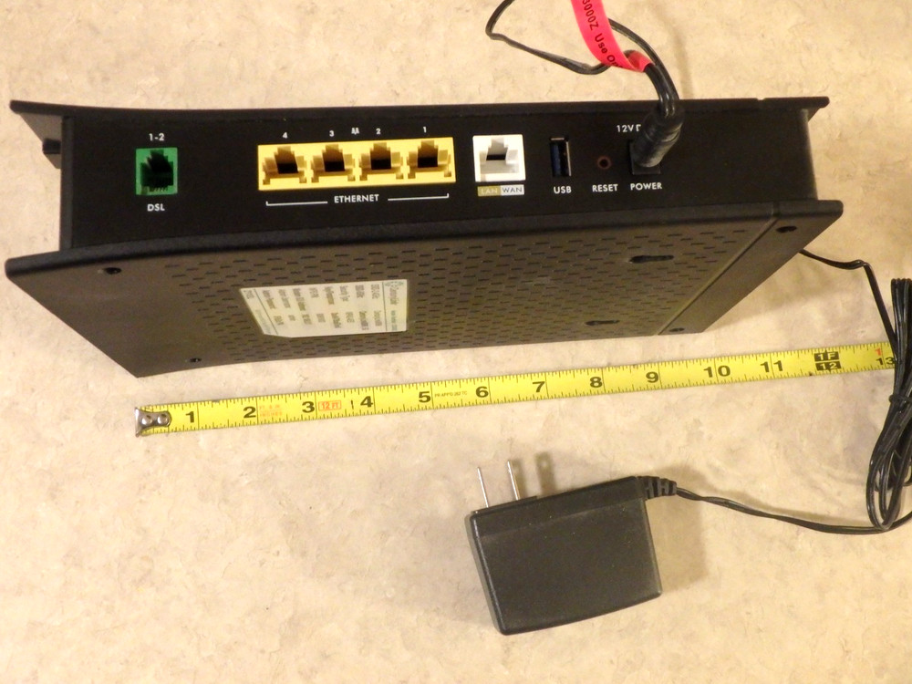 CenturyLink C3000Z DSL Modem Wireless Router w/ AC Adapter