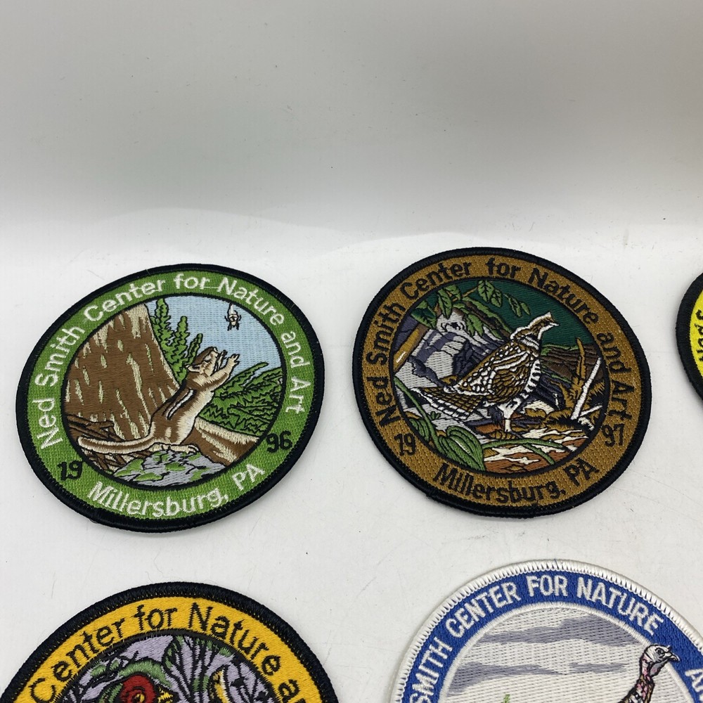 9x Ned Smith Patches Patch Lot Between 1996 And 2006 Missing 2000 11