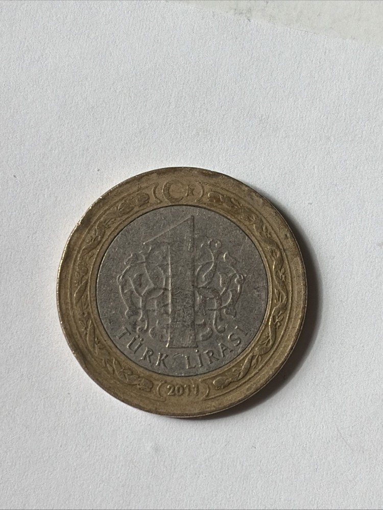 2011 Turkey Coin-1 Lira-Circulated
