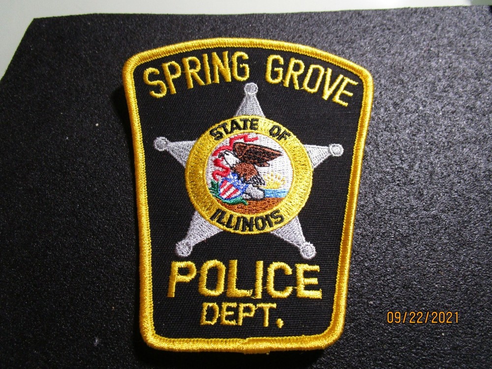SPRING GROVE IL POLICE PATCH