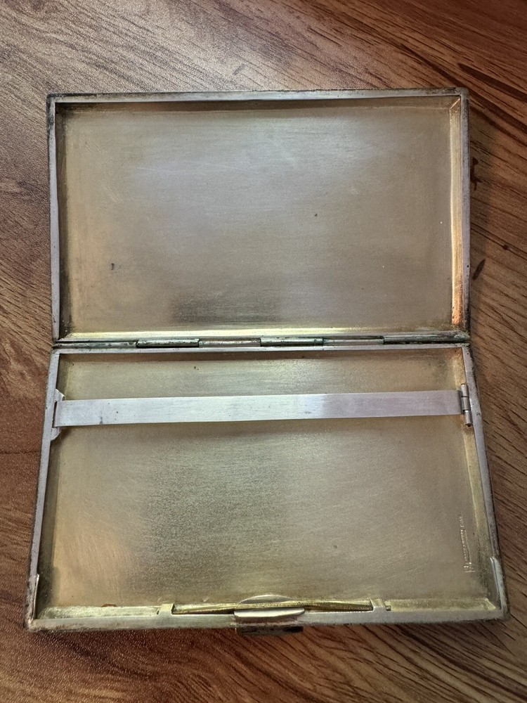 Vintage Sterling Silver Bamboo Cigarette Holder
