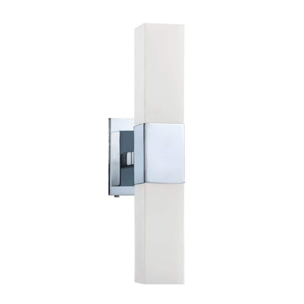 Madison Series 2-Light Chrome Bath Light by Designers Choice Collection