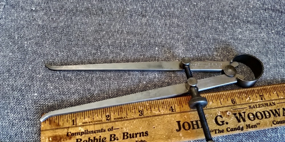 Brown & Sharpe 815 6" INSIDE Calipers, Spring Calipers