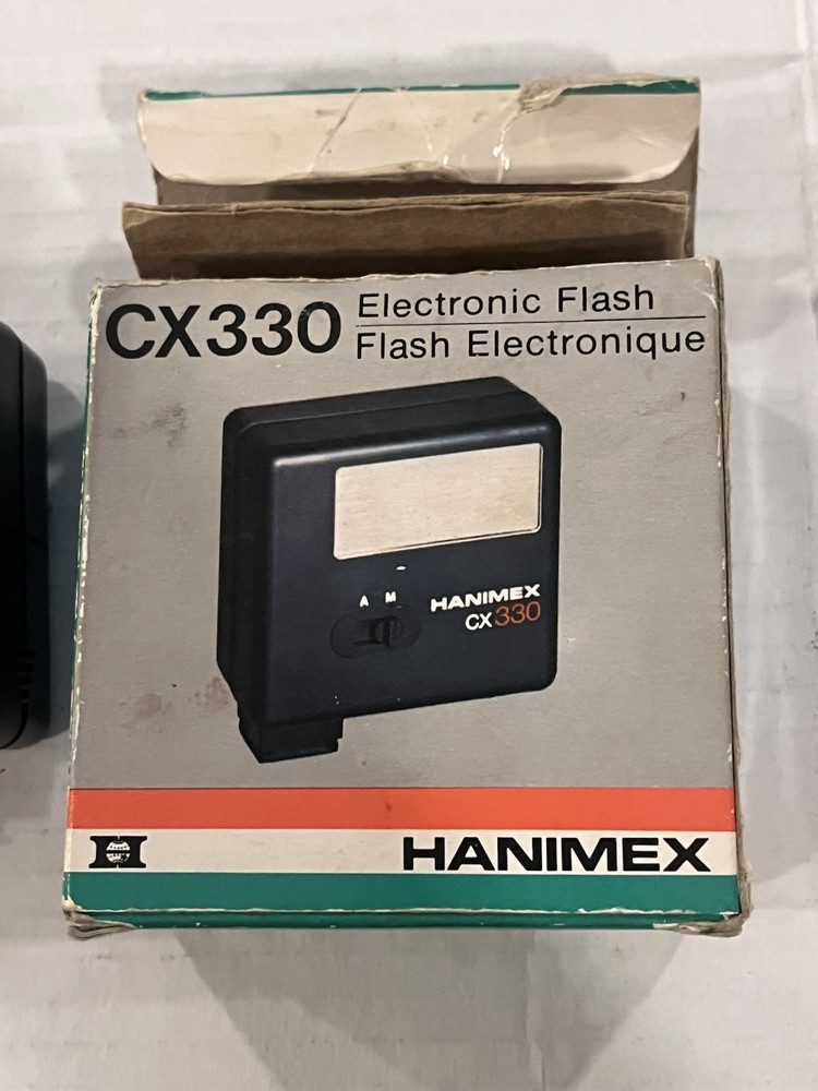 Hanimex CX330 Flash w/Box Vintage