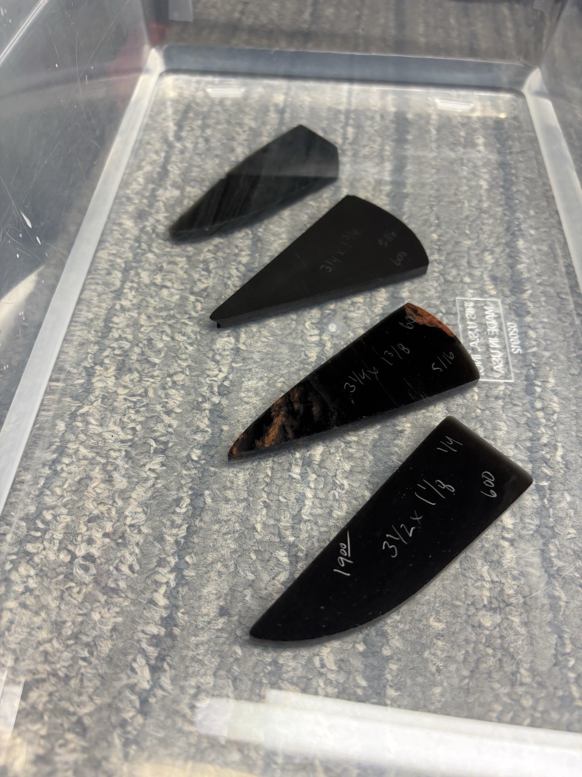 Obsidian Flint Knapping Preform Practice Blank Knife Arrow Head
