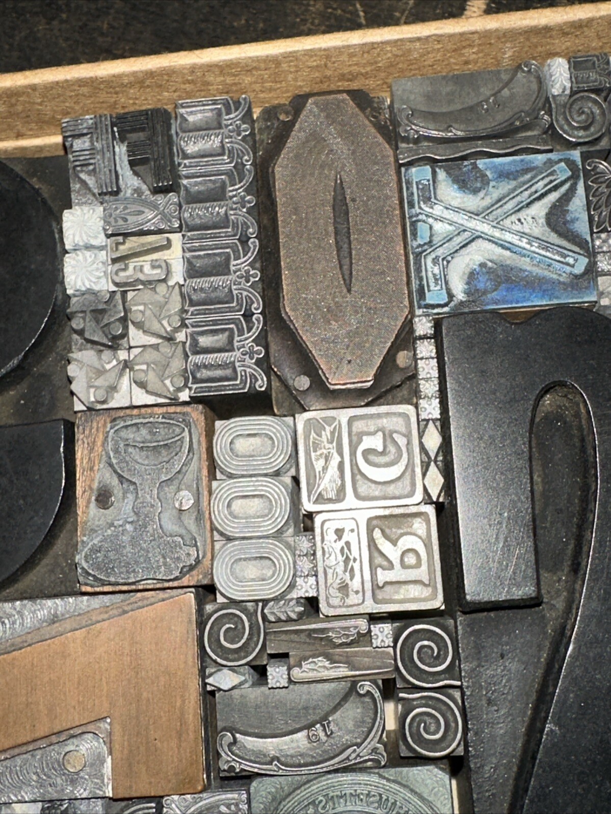 Printing Blocks Ornamentals Borders Dingbats. Wonderful Variety!! #58 Beautiful!