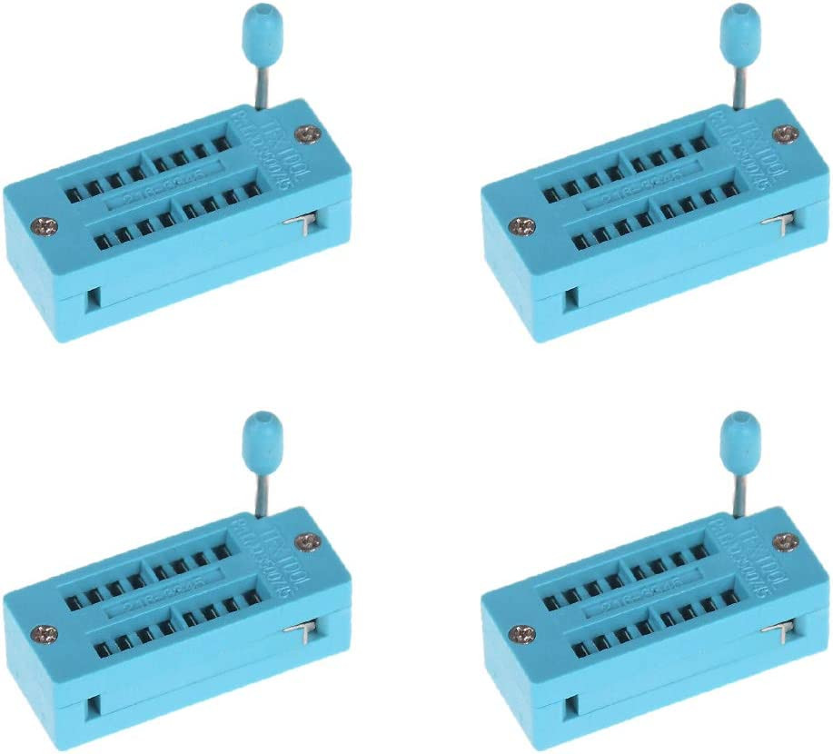 4Pcs ZIF 16-Pin 16 Pins Test Universal IC Socket 16 Pin DIP Integrate Socket NAR