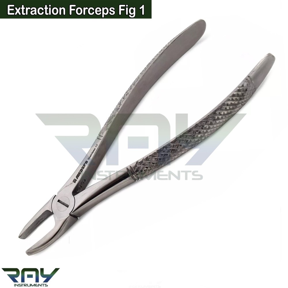 Dental Extraction Forceps Fig.1 Upper Root Incisors Tooth Extracting Plier