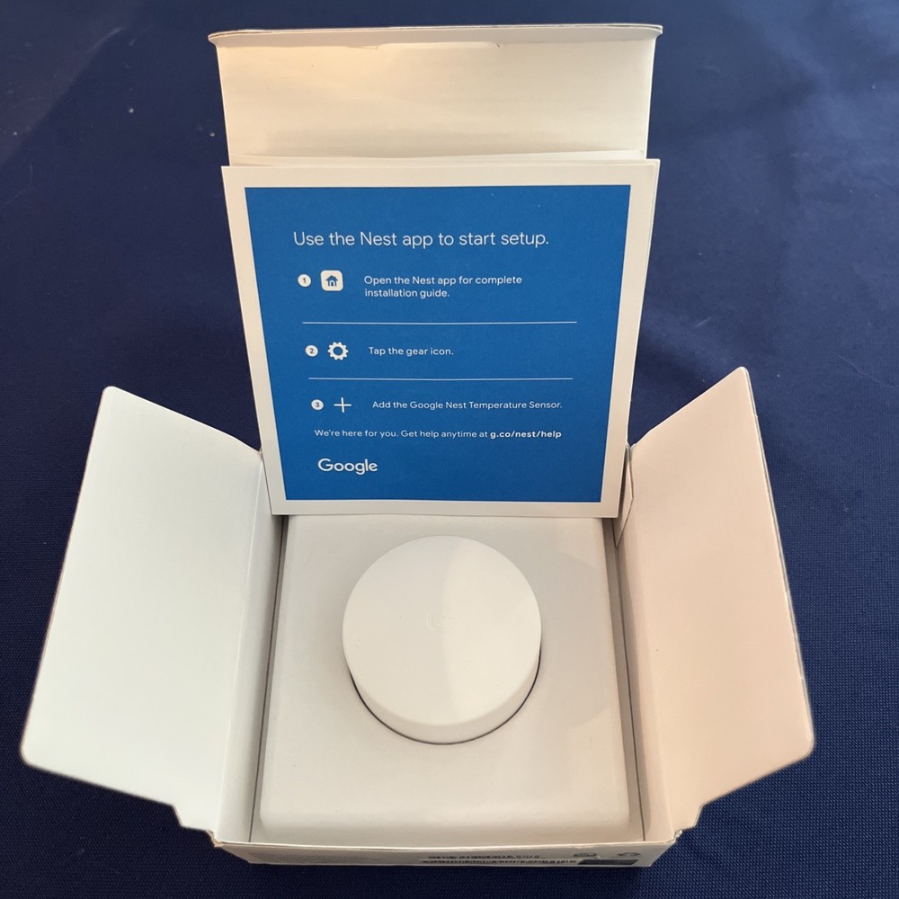 Nest T5000SF Temperature Sensor for 3rd, 4th Gen & E Thermostat - White NEW!