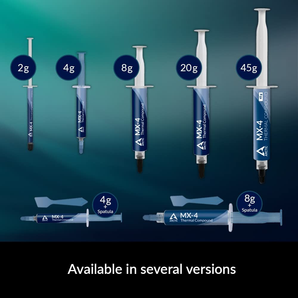 ARCTIC MX-4 (incl. Spatula, 4 g) - Premium Performance Thermal Paste Processors