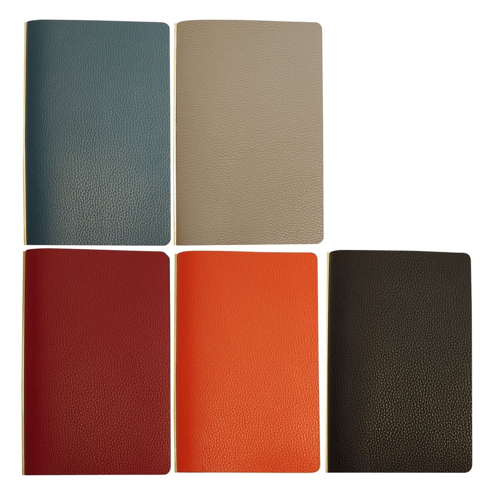PLT Shrink 6 Hole Ring Leather Bible BL