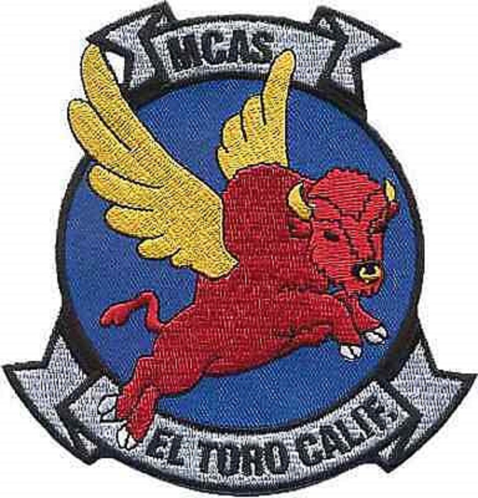 MARINE CORPS MCAS EL TORO EMBROIDERED USMC 5" PATCH
