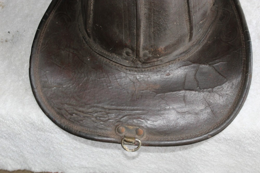 High Eagle John Olson Leather Fire Helmet