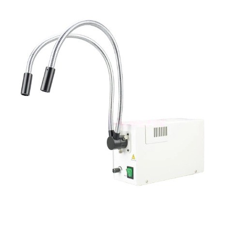 Microscope LED Fiber Optic Cold Light Source Serpentine Halogen Fiber Optic