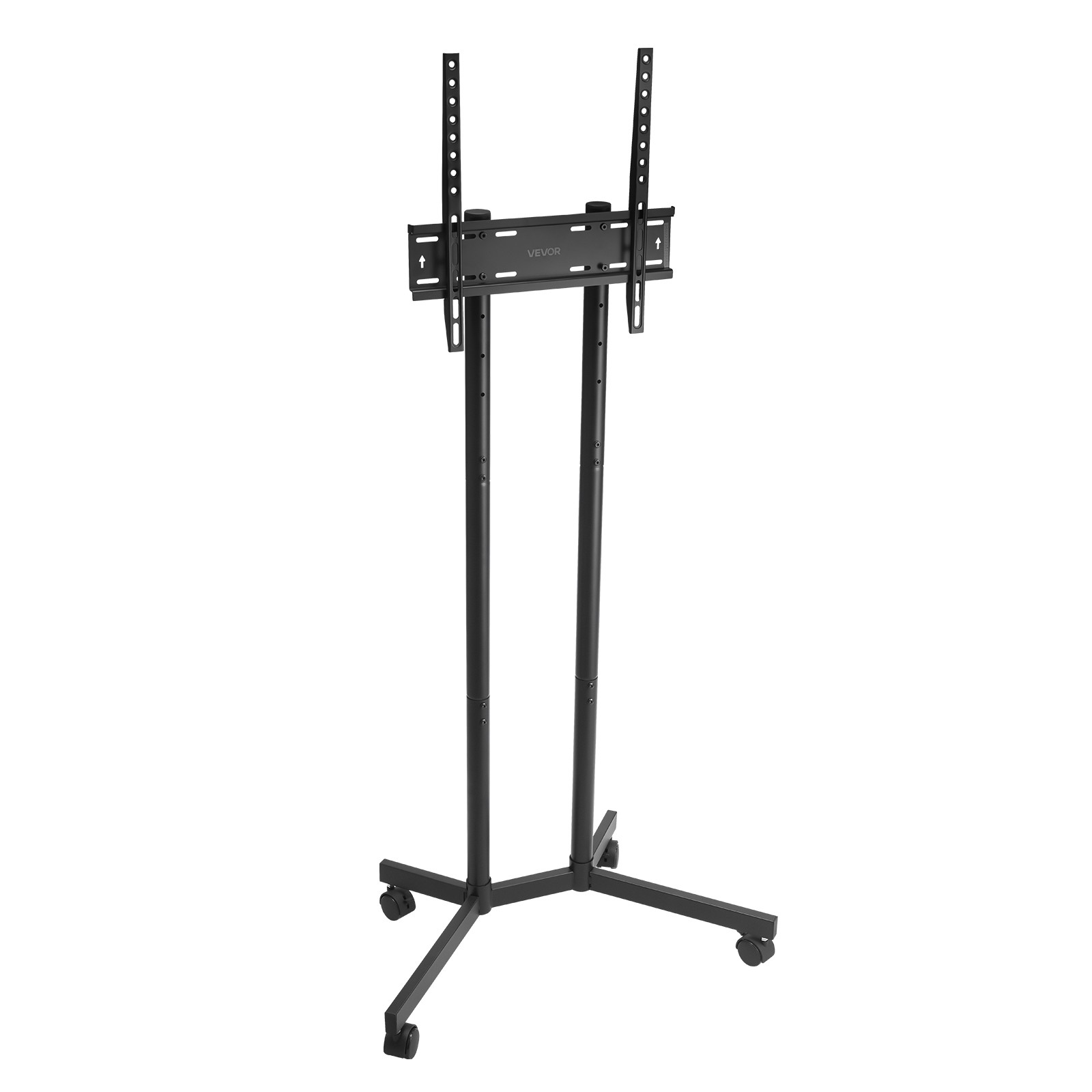 Rolling TV Stand Mobile TV Cart Holds Up to 88 lbs for 32-65 Inch Screens