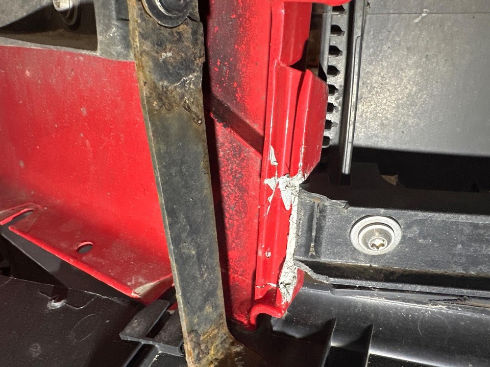 2012-2026 Freightliner CASCADIA RED Right LOWER Side Fairing/Cab Extender -Used