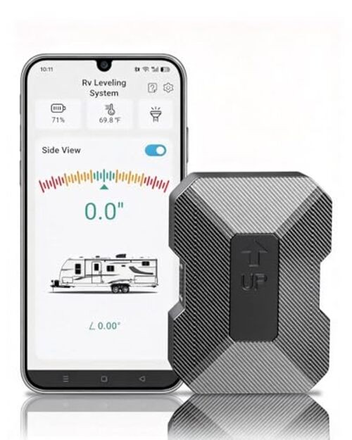 Wireless RV Leveling System - User-Friendly Phone App With Real-Time 3.7