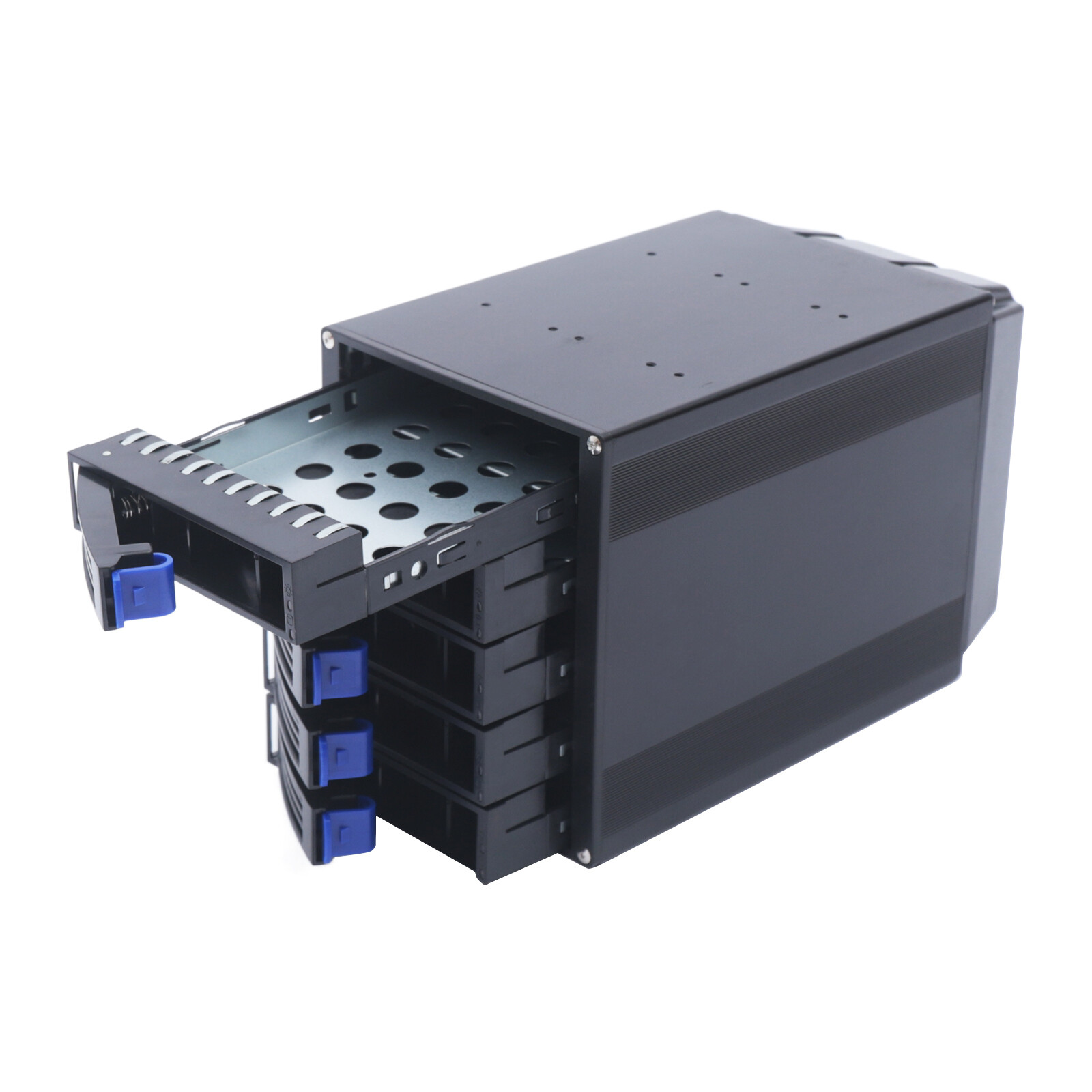 HDD Enclosure Hot Swap Cage 5-Bay 3 x 5.25" Drive Bays 5x SATA 3.5"/2.5"Sas HDD