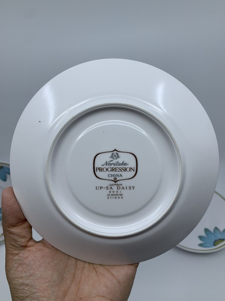 MCM Noritake Progression Daisy Saucers