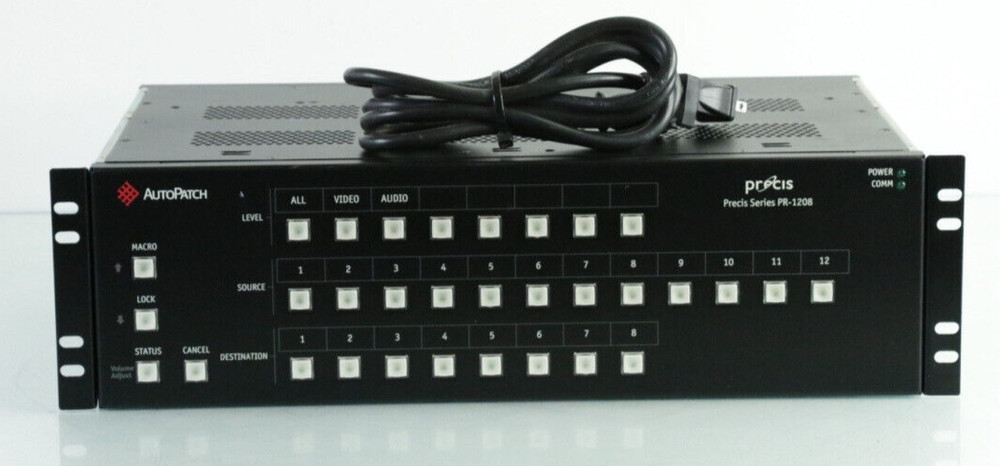 AMX Autopatch PR-1208 Audio & Video Matrix Switch o145