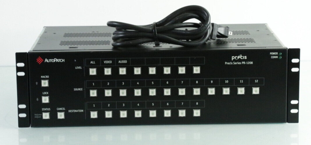 AMX Autopatch PR-1208 Audio & Video Matrix Switch o145