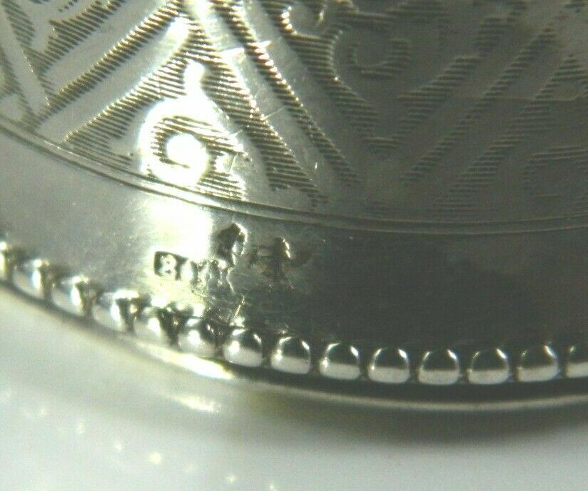 Antique 800 Silver Napkin Ring "Moritz" name engraving