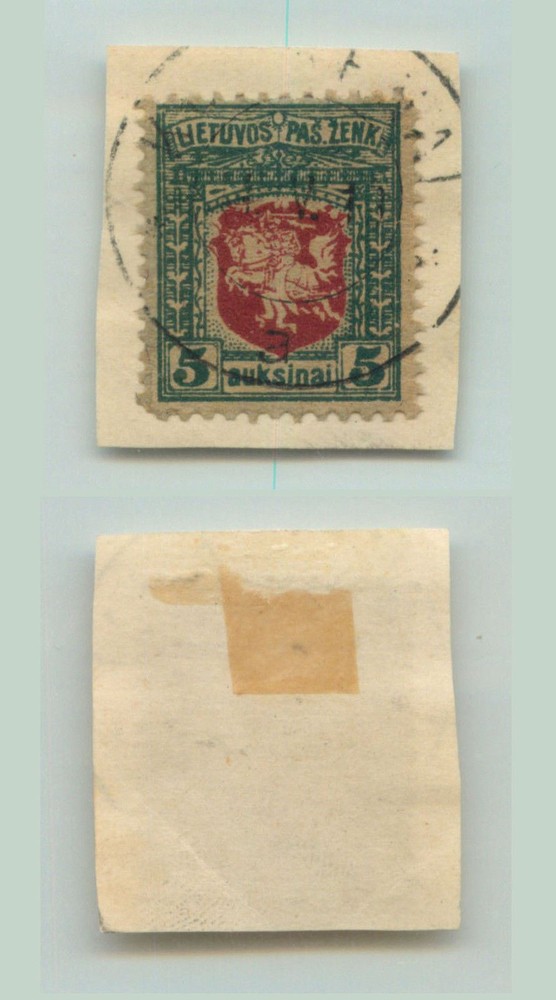 Lithuania 1919 SC 39 used on piece . e1473