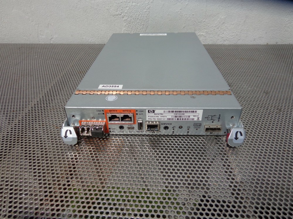 HP AP837A 582937-001 SAS FC iSCSI Smart Array Controller Module